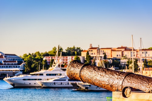 The Marina in old town Korcula